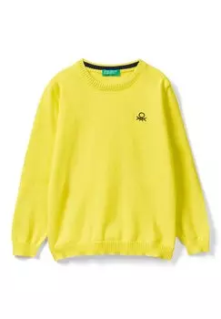 Джемпер REGULAR FIT United Colors of Benetton, желтый