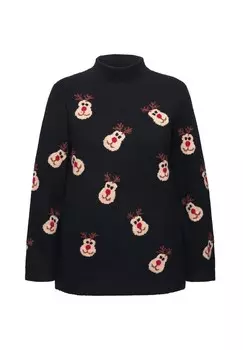 Джемпер REINDEER Ulla Popken, черный