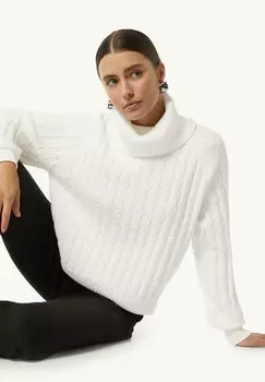 Джемпер RELAXED FIT MIT TURTLENECK comma, белый