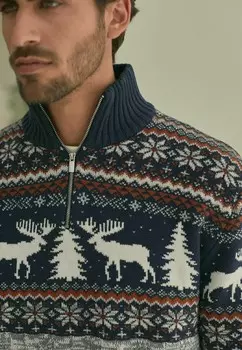 Джемпер RICH CHRISTMAS Next, синий