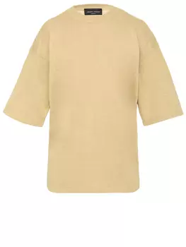 Джемпер Roberto Collina Linen, бежевый