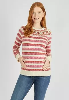 Джемпер ROBIN FAIR ISLE MATERNITY JoJo Maman Bb, бежевый