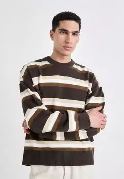 Джемпер ROBIN OVERSIZED Weekday, коричневый