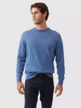 Джемпер Rodd & Gunn Ferndale New Zealand Merino Round Neck, цвет ocean