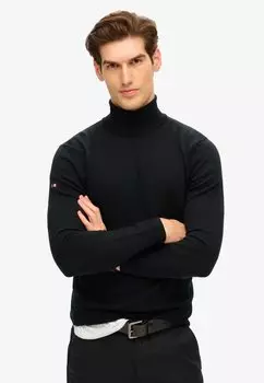 Джемпер ROLL NECK Superdry, черный
