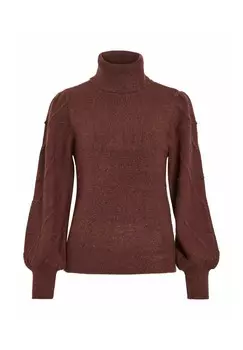 Джемпер ROLLKRAGEN VILA, коричневый