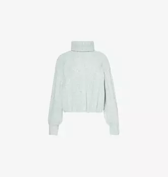 Джемпер Roselia свободного кроя с воротником-стойкой из смеси шерсти Paige, цвет ocean marl