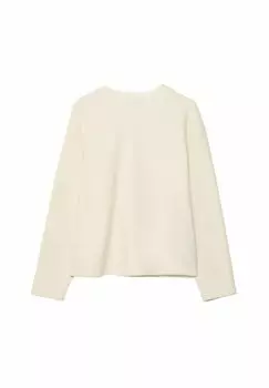 Джемпер ROUND NECK Stradivarius, белый