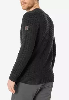 Джемпер RUNDHALS 3D MUSTER REGULAR FIT TIMEZONE, черный