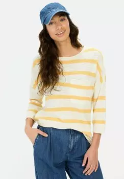 Джемпер RUNDHALS camel active, желтый