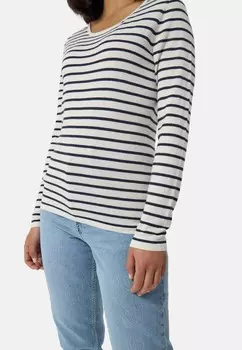 Джемпер RUNDHALS GESTREIFT CASH-MERE, белый