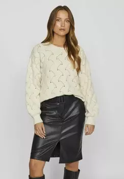 Джемпер RUNDHALS VILA, кремовый