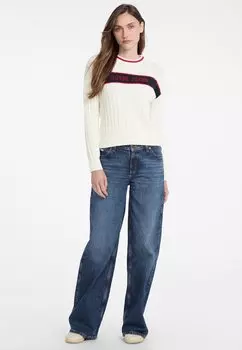 Джемпер RUNDHALSAUSSCHNITT Guess Jeans, бежевый