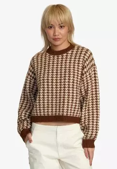 Джемпер RVCA, коричневый