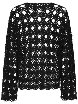 Джемпер рыхлой вязки DOLCE & GABBANA, черный