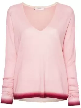 Джемпер с эффектом омбре Dorothee Schumacher, розовый