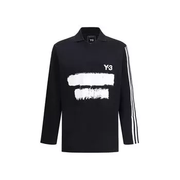 Джемпер с длинным рукавом и культовыми полосами Y-3