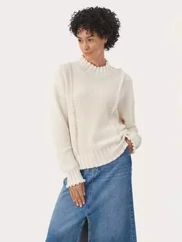 Джемпер с длинным рукавом из органического хлопка elyssa Part Two, цвет Whitecap Gray