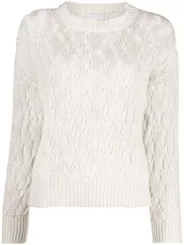 Джемпер с длинными рукавами Fabiana Filippi, белый