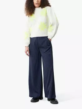 Джемпер с геометрическим узором Lollys Laundry Suki, кремовый