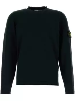 Джемпер с изображением компаса Stone Island, черный