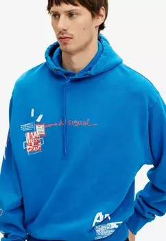 Джемпер с капюшоном Desigual, синий