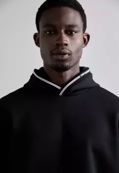 Джемпер с капюшоном Emporio Armani, черный