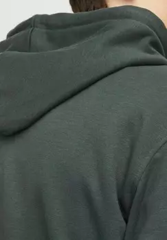Джемпер с капюшоном Jack & Jones, темно-зеленый