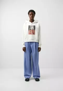Джемпер с капюшоном Lacoste, белый