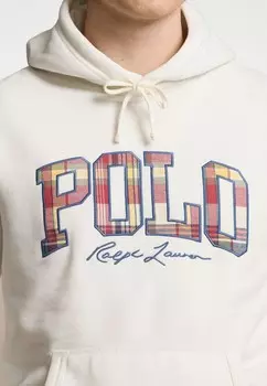 Джемпер с капюшоном THE RL FLEECE PLAID LOGO HOODIE Ralph Lauren, цвет Nevis