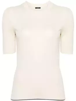 Джемпер с контрастной отделкой JOSEPH, нейтральный