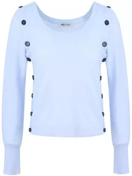 Джемпер с контрастными пуговицами Ports 1961, синий