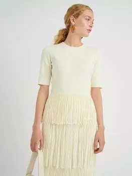 Джемпер с коротким рукавом amani InWear, кремовый