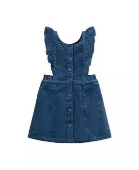 Джемпер с короткими рукавами и рюшами для девочек, для малышей Hope & Henry, синий