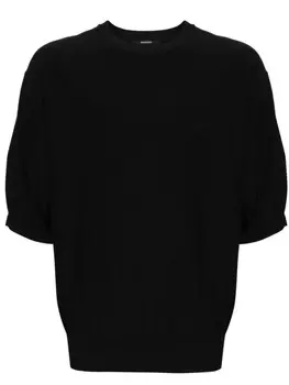 Джемпер с короткими рукавами SONGZIO, черный