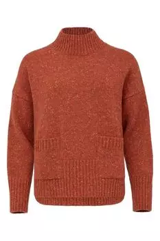 Джемпер с крапинками и накладными карманами Celtic & Co. , оранжевый