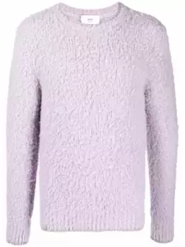 Джемпер с круглым вырезом AMI Paris, фиолетовый