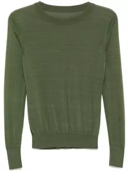 Джемпер с круглым вырезом Cynthia Rowley, зеленый
