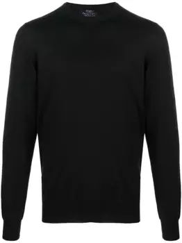 Джемпер с круглым вырезом Fedeli, черный