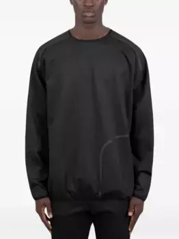 Джемпер с круглым вырезом и закругленным подолом Oakley, черный