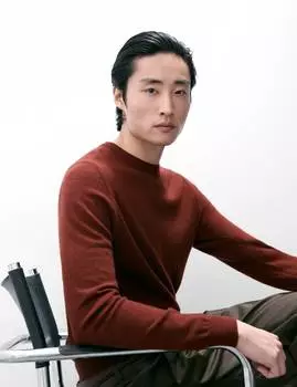 Джемпер с круглым вырезом из чистого кашемира Autograph, бордовый