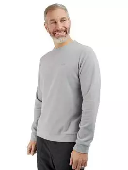 Джемпер с круглым вырезом из флиса с микрорешеткой Rohan, цвет Haze Grey