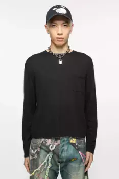 Джемпер с круглым вырезом из кашемира Acne Studios, Black