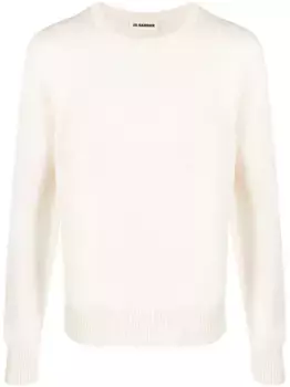 Джемпер с круглым вырезом JIL SANDER, нейтральный