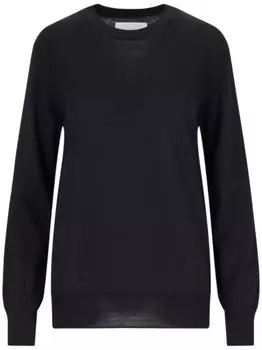 Джемпер с круглым вырезом Jil Sander, синий