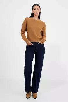 Джемпер с круглым вырезом lilly mozart French Connection, бежевый