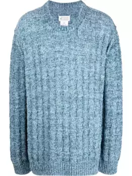 Джемпер с круглым вырезом MAISON MARGIELA, синий