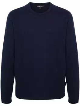 Джемпер с круглым вырезом Michael Kors, синий