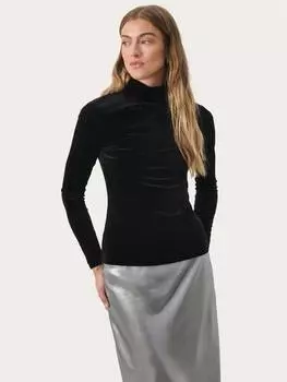 Джемпер с круглым вырезом mone roll Part Two, черный