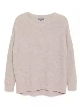 Джемпер с круглым вырезом N.Peal, нейтральный